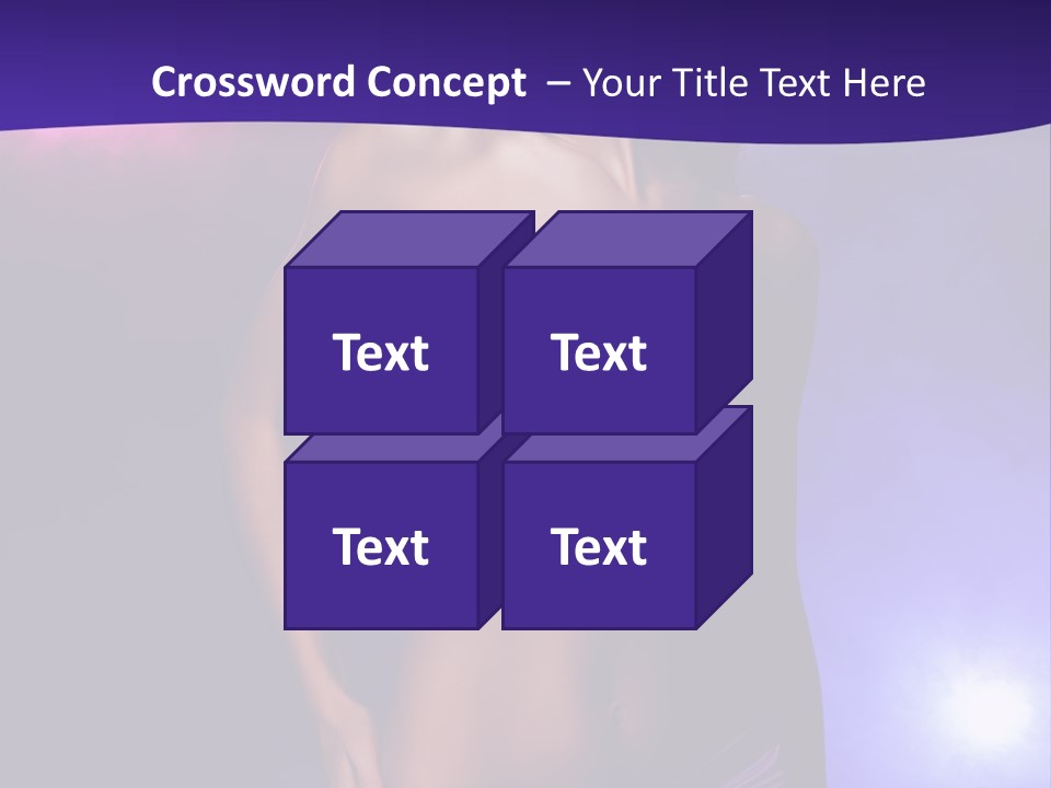 Nightlife Blue Di Coball PowerPoint Template