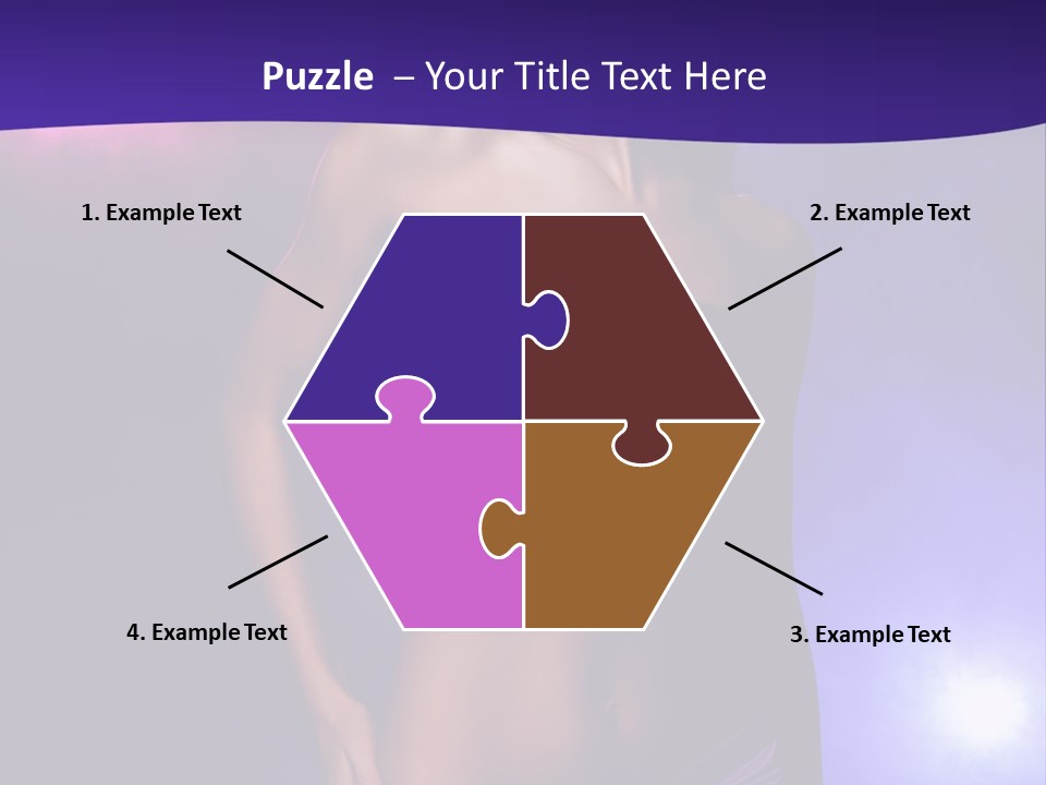 Nightlife Blue Di Coball PowerPoint Template