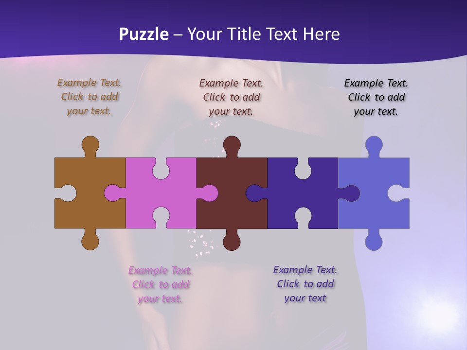 Nightlife Blue Di Coball PowerPoint Template