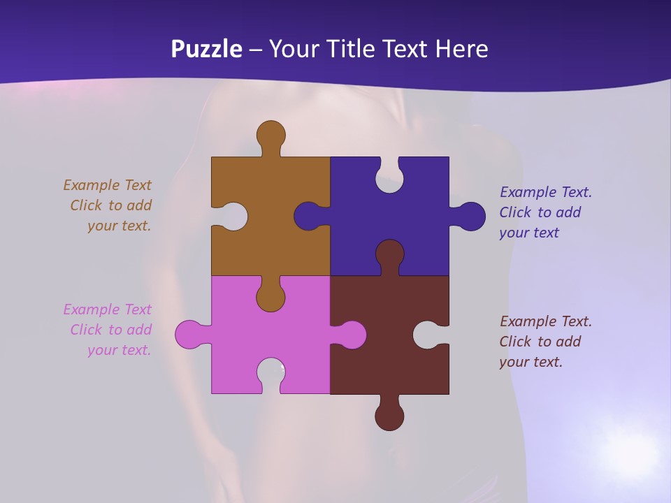 Nightlife Blue Di Coball PowerPoint Template