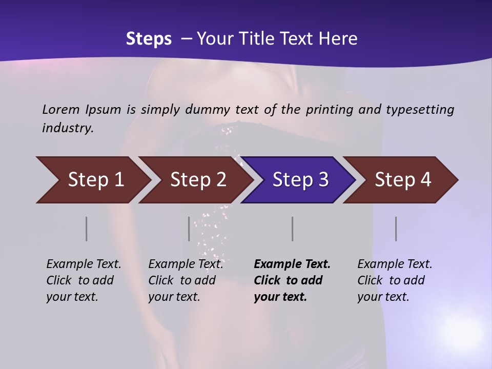 Nightlife Blue Di Coball PowerPoint Template