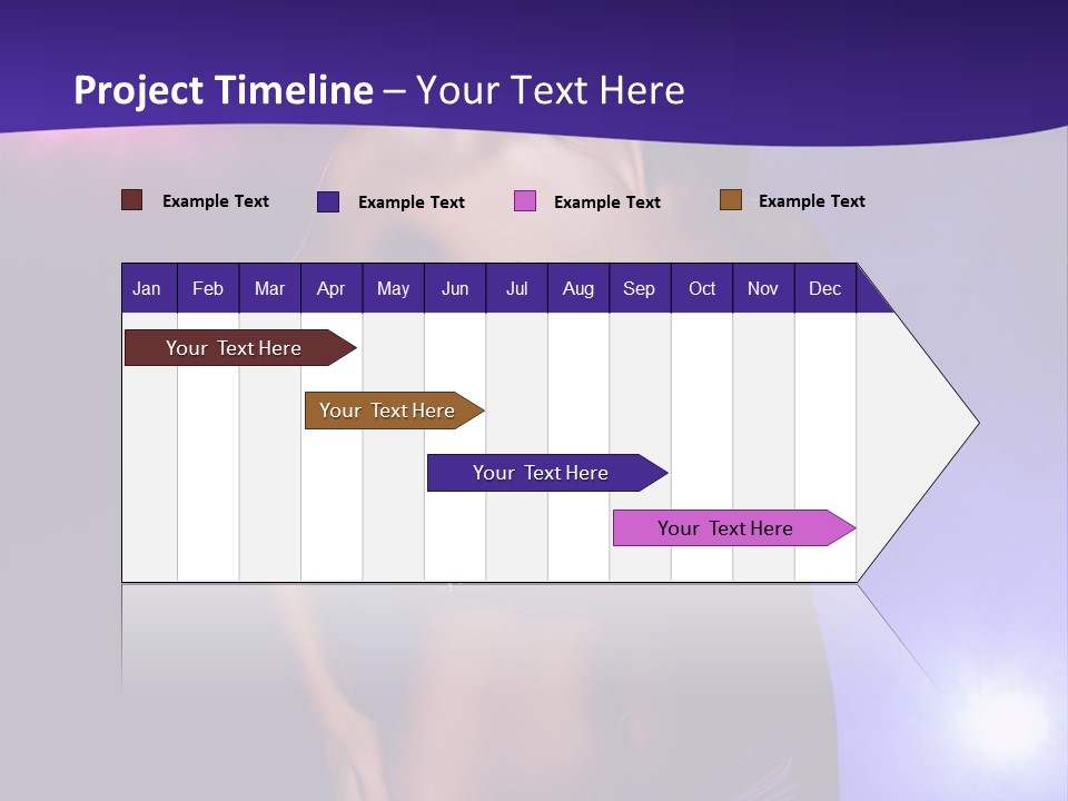 Nightlife Blue Di Coball PowerPoint Template