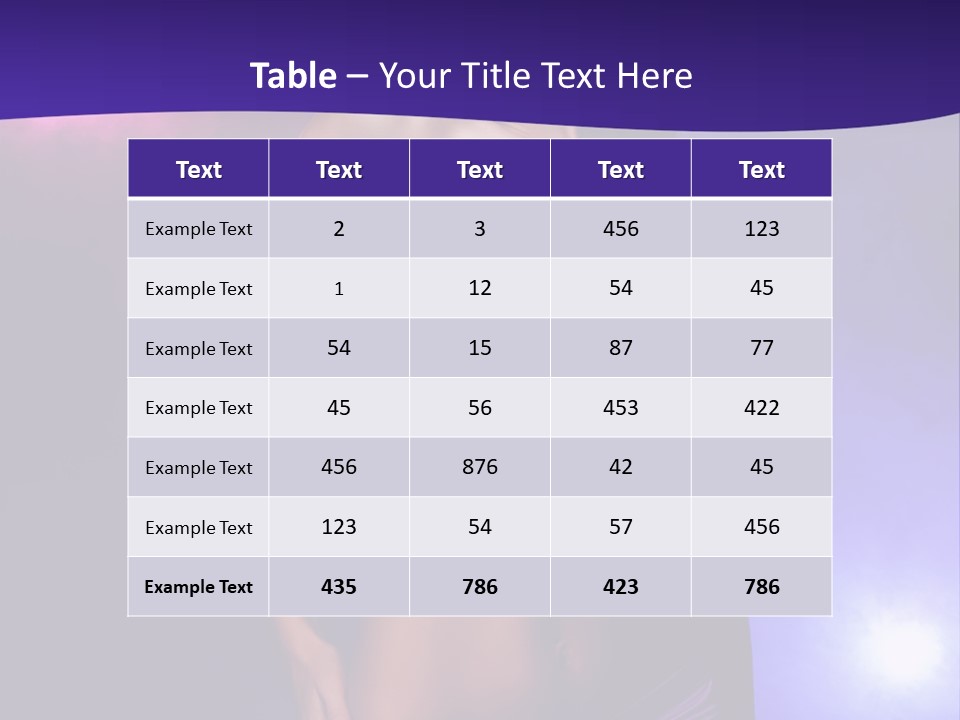 Nightlife Blue Di Coball PowerPoint Template