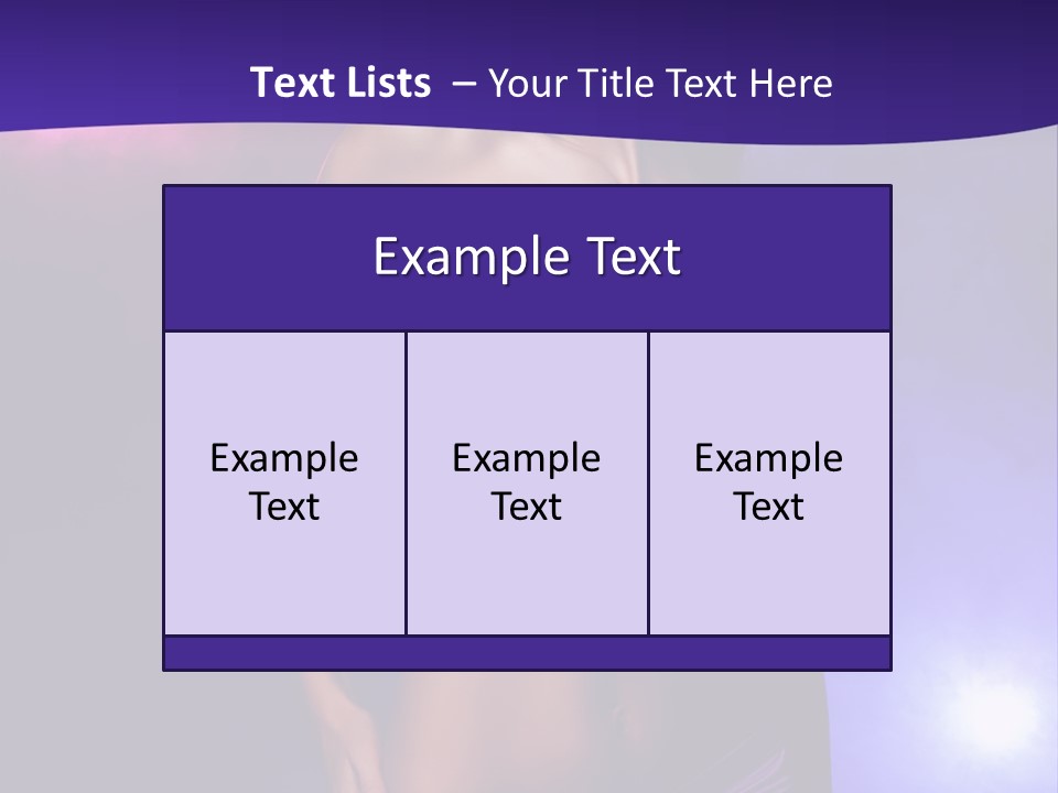 Nightlife Blue Di Coball PowerPoint Template
