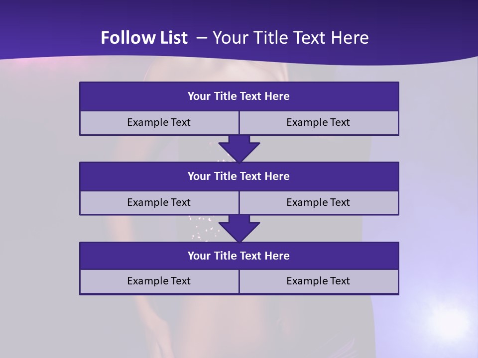 Nightlife Blue Di Coball PowerPoint Template