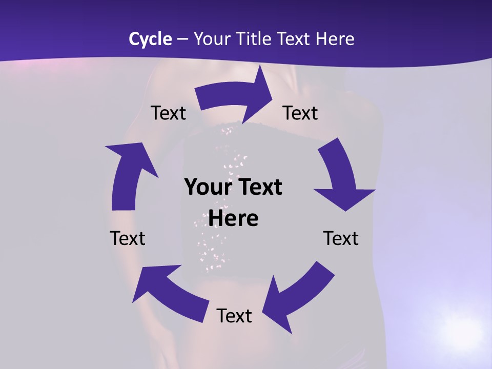Nightlife Blue Di Coball PowerPoint Template