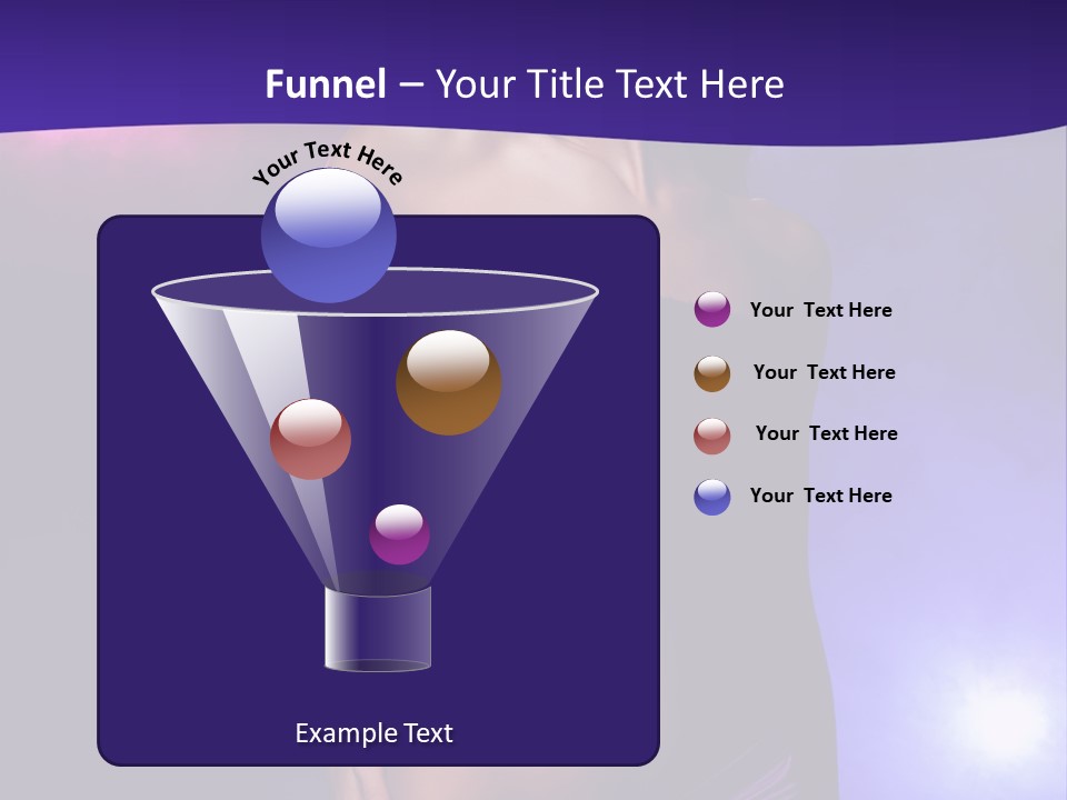 Nightlife Blue Di Coball PowerPoint Template