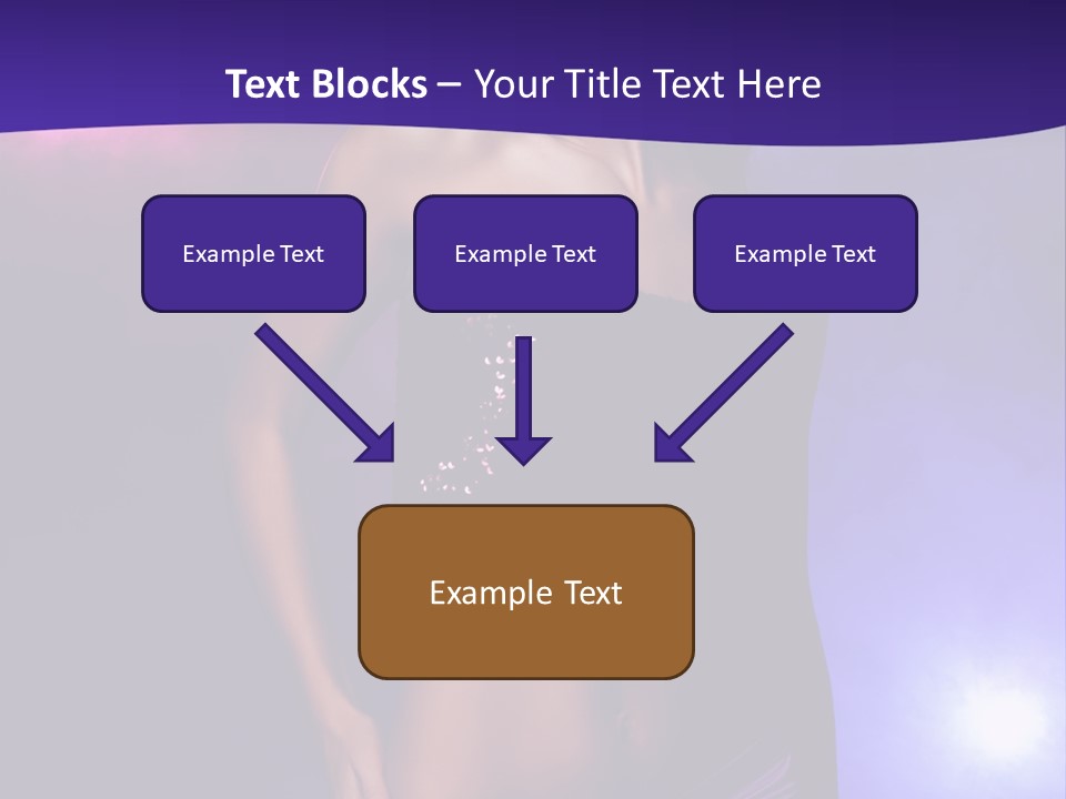 Nightlife Blue Di Coball PowerPoint Template