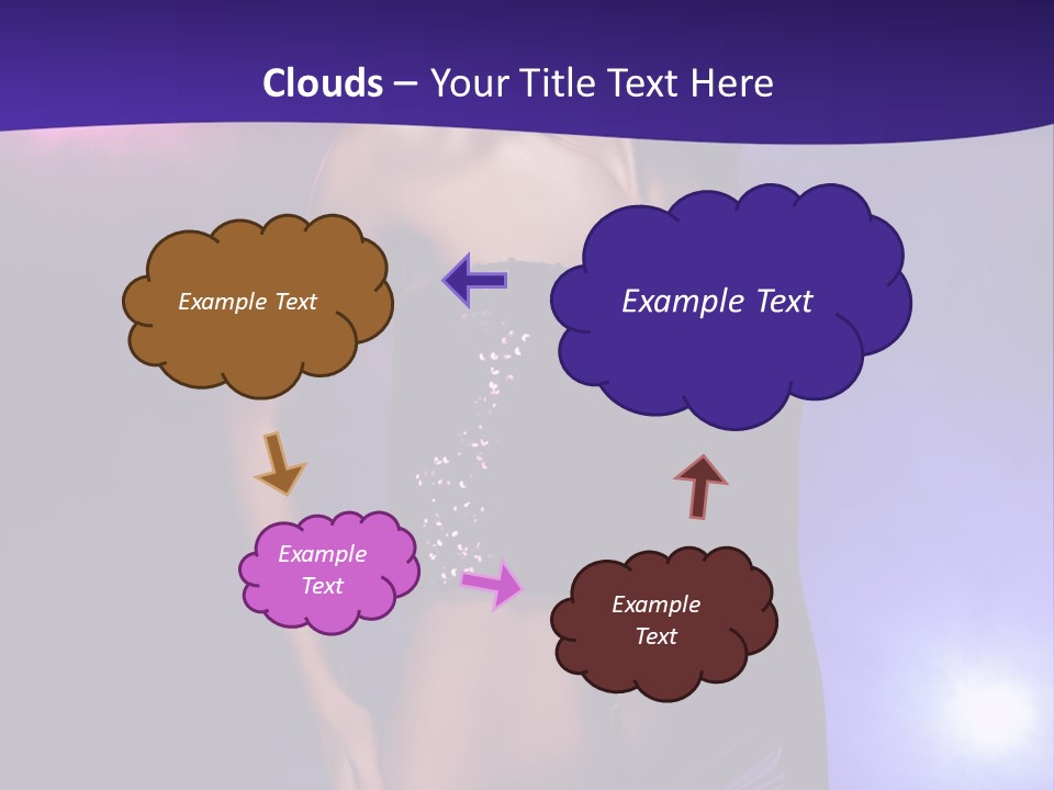 Nightlife Blue Di Coball PowerPoint Template