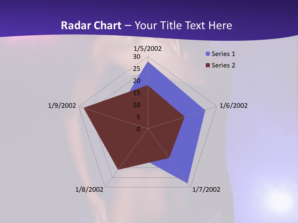 Nightlife Blue Di Coball PowerPoint Template