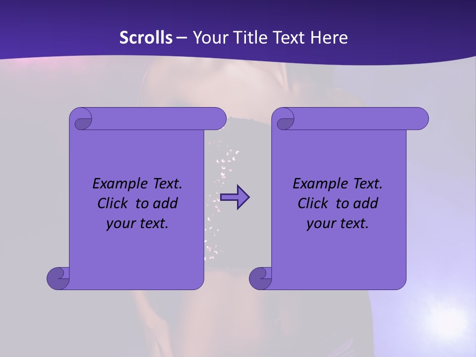 Nightlife Blue Di Coball PowerPoint Template