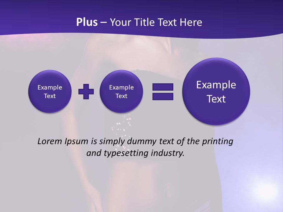 Nightlife Blue Di Coball PowerPoint Template