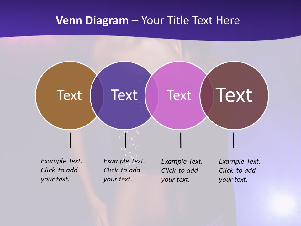 Nightlife Blue Di Coball PowerPoint Template