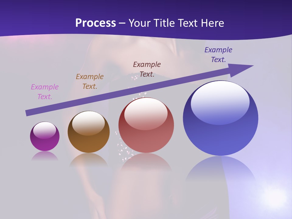 Nightlife Blue Di Coball PowerPoint Template