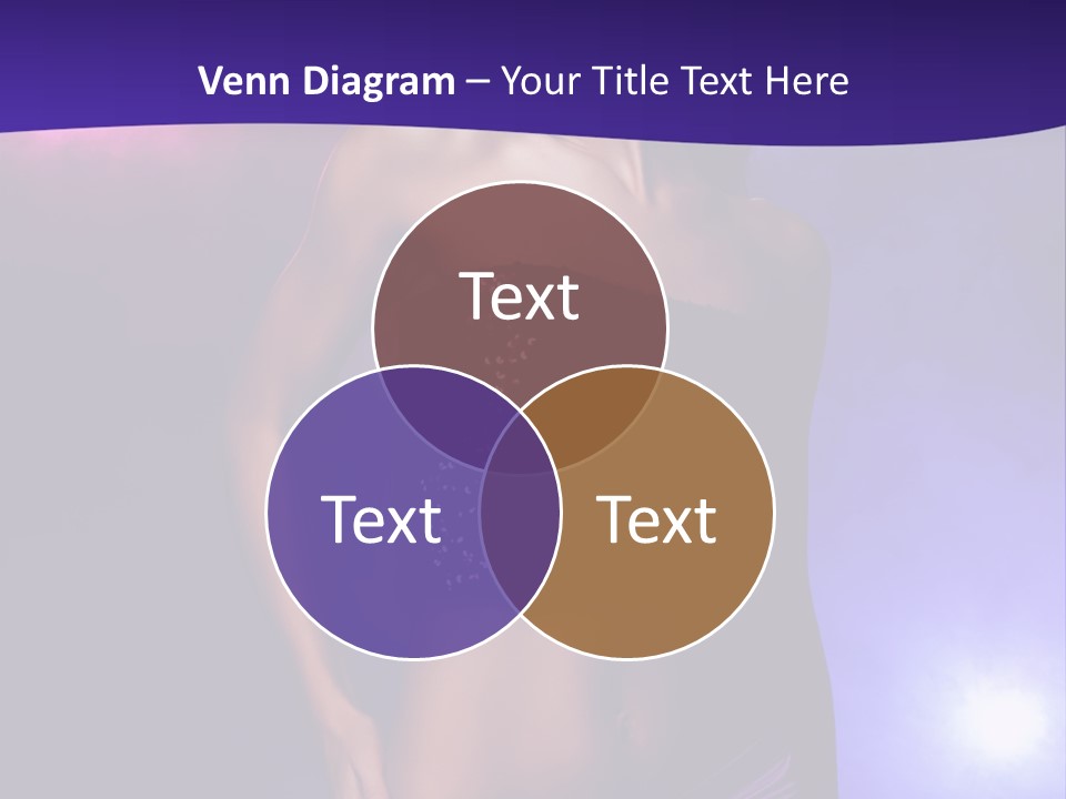 Nightlife Blue Di Coball PowerPoint Template