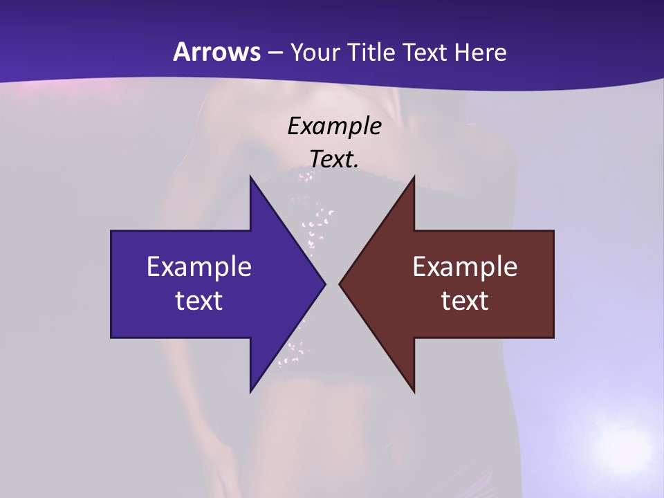 Nightlife Blue Di Coball PowerPoint Template