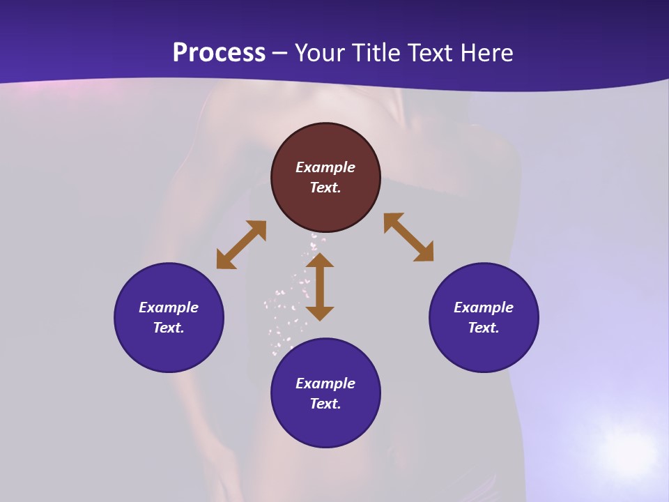 Nightlife Blue Di Coball PowerPoint Template