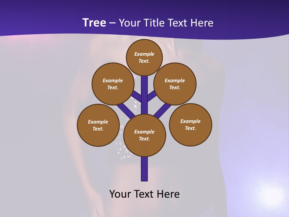 Nightlife Blue Di Coball PowerPoint Template