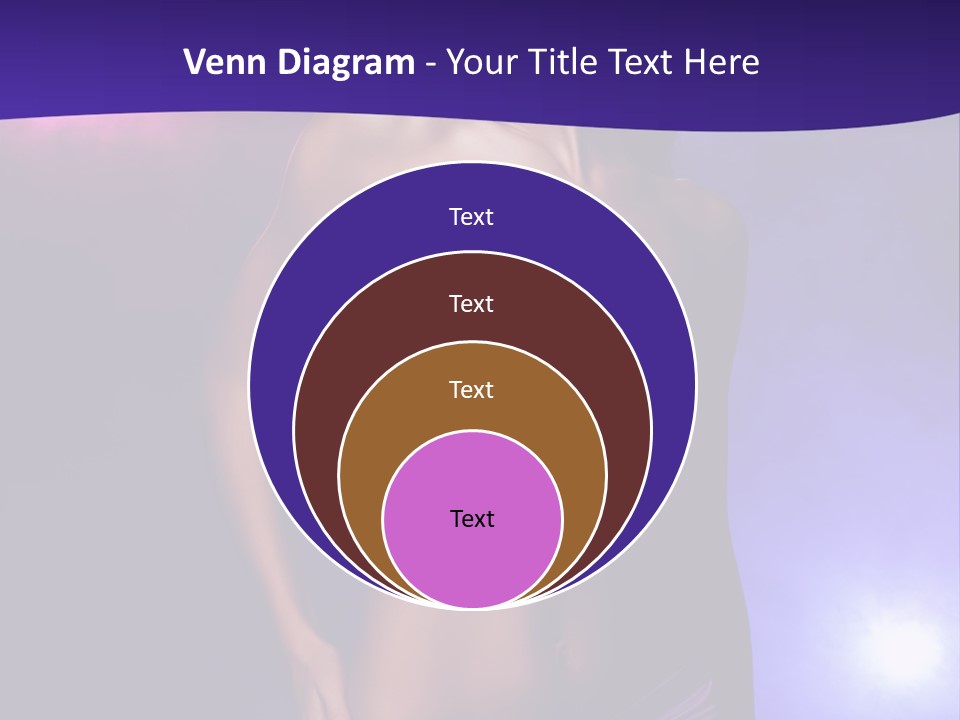 Nightlife Blue Di Coball PowerPoint Template