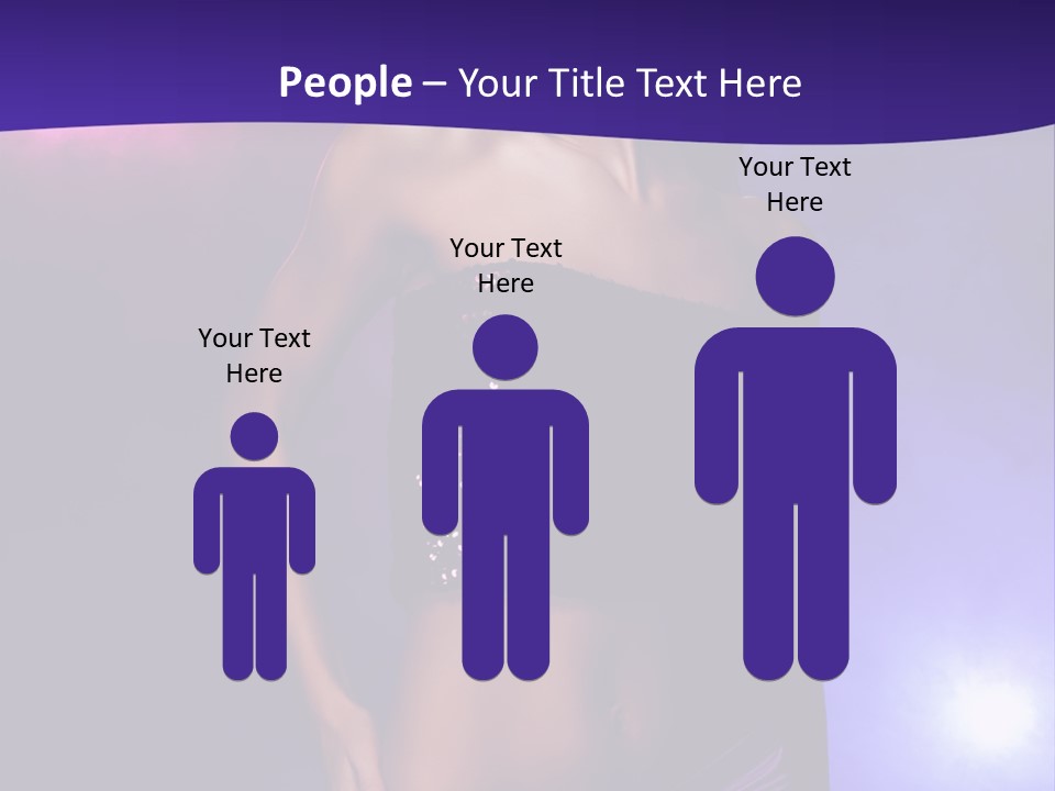 Nightlife Blue Di Coball PowerPoint Template