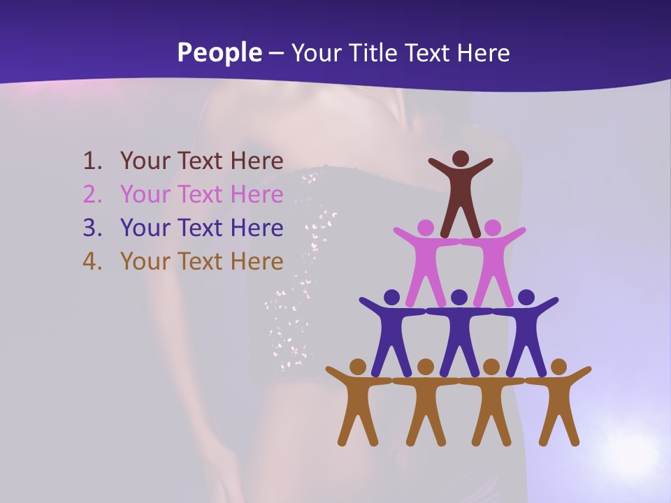 Nightlife Blue Di Coball PowerPoint Template