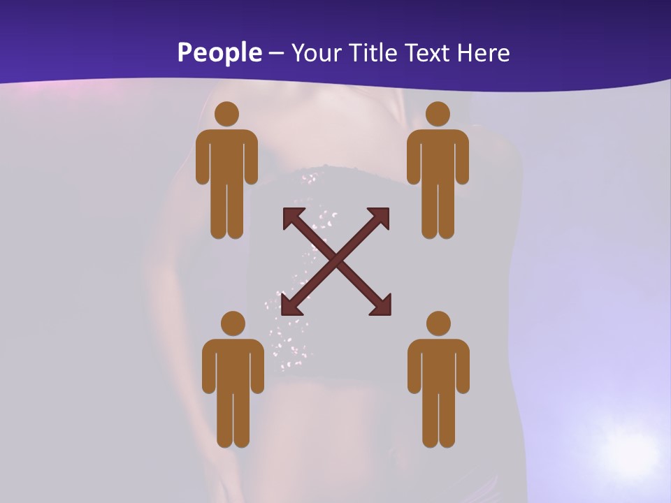 Nightlife Blue Di Coball PowerPoint Template