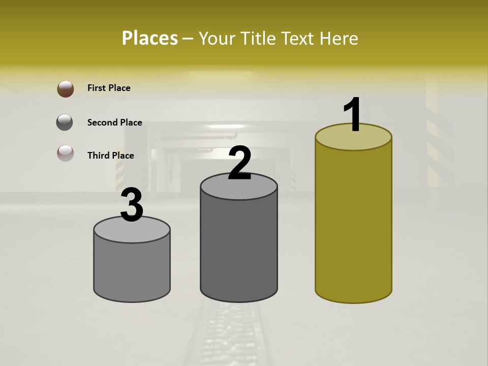 Underground Beton Floor PowerPoint Template