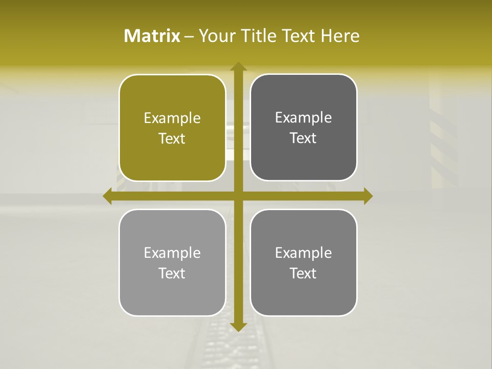 Underground Beton Floor PowerPoint Template