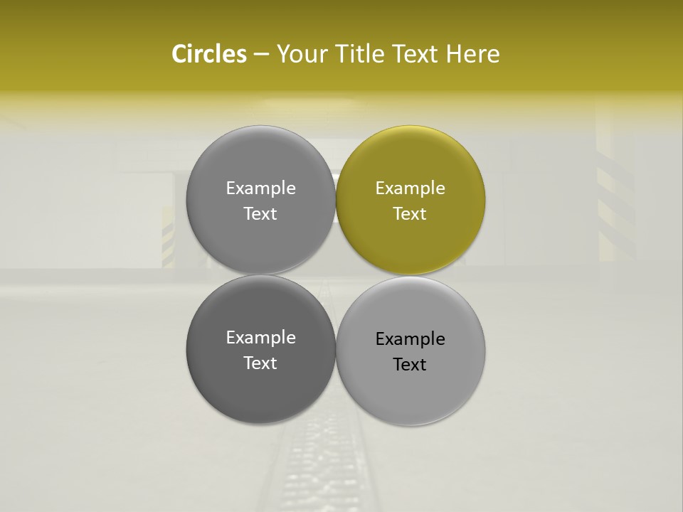 Underground Beton Floor PowerPoint Template