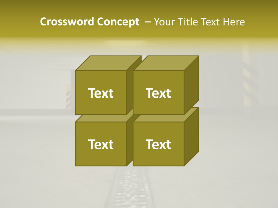 Underground Beton Floor PowerPoint Template