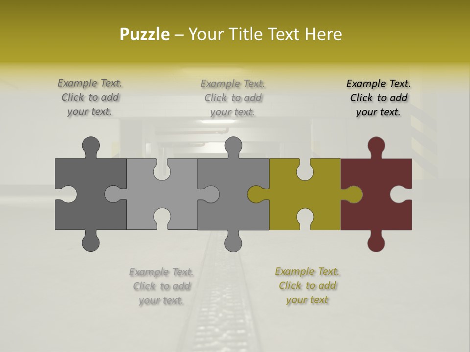 Underground Beton Floor PowerPoint Template