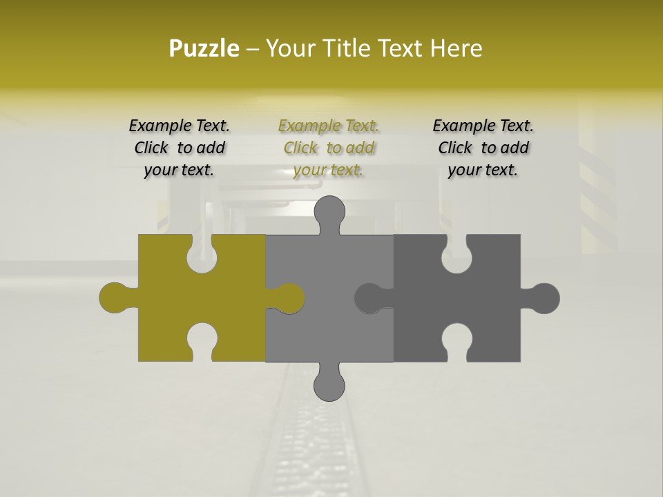 Underground Beton Floor PowerPoint Template