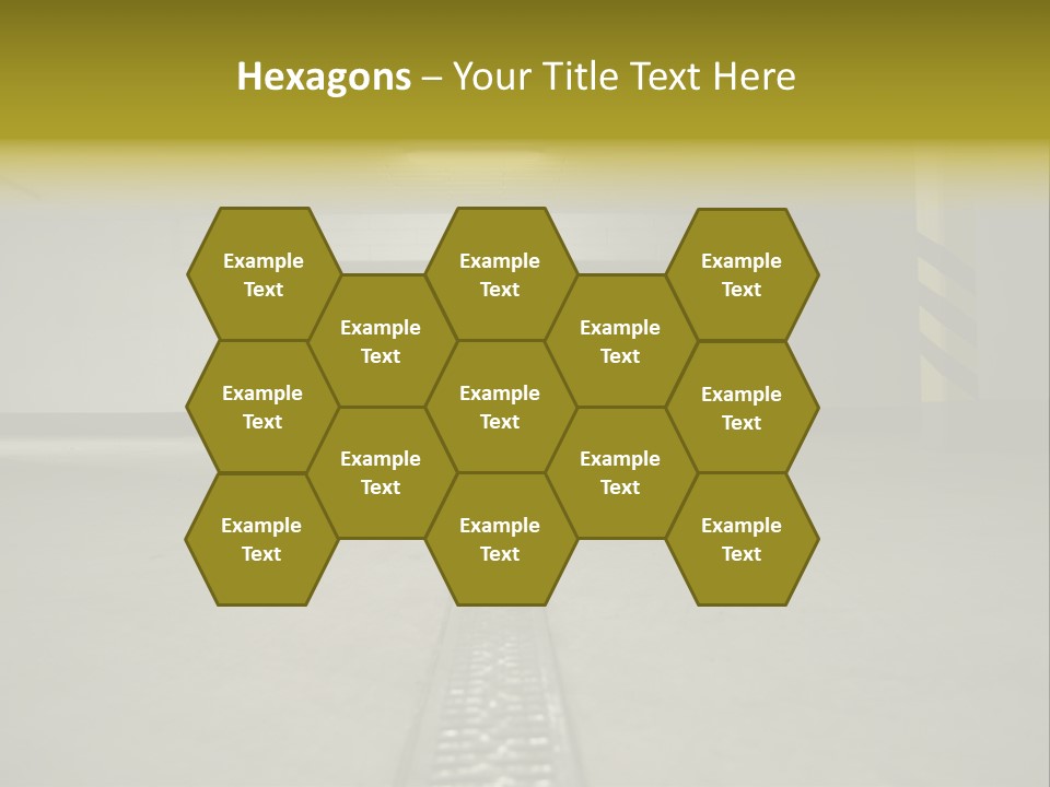 Underground Beton Floor PowerPoint Template