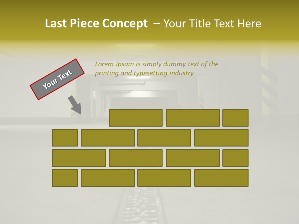 Underground Beton Floor PowerPoint Template