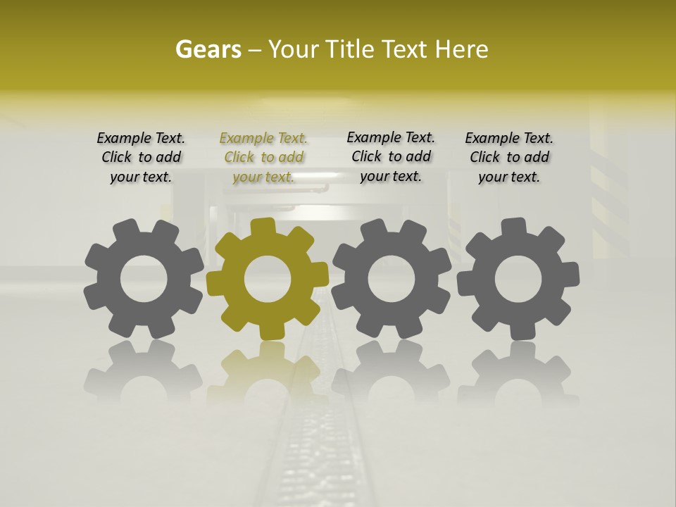 Underground Beton Floor PowerPoint Template