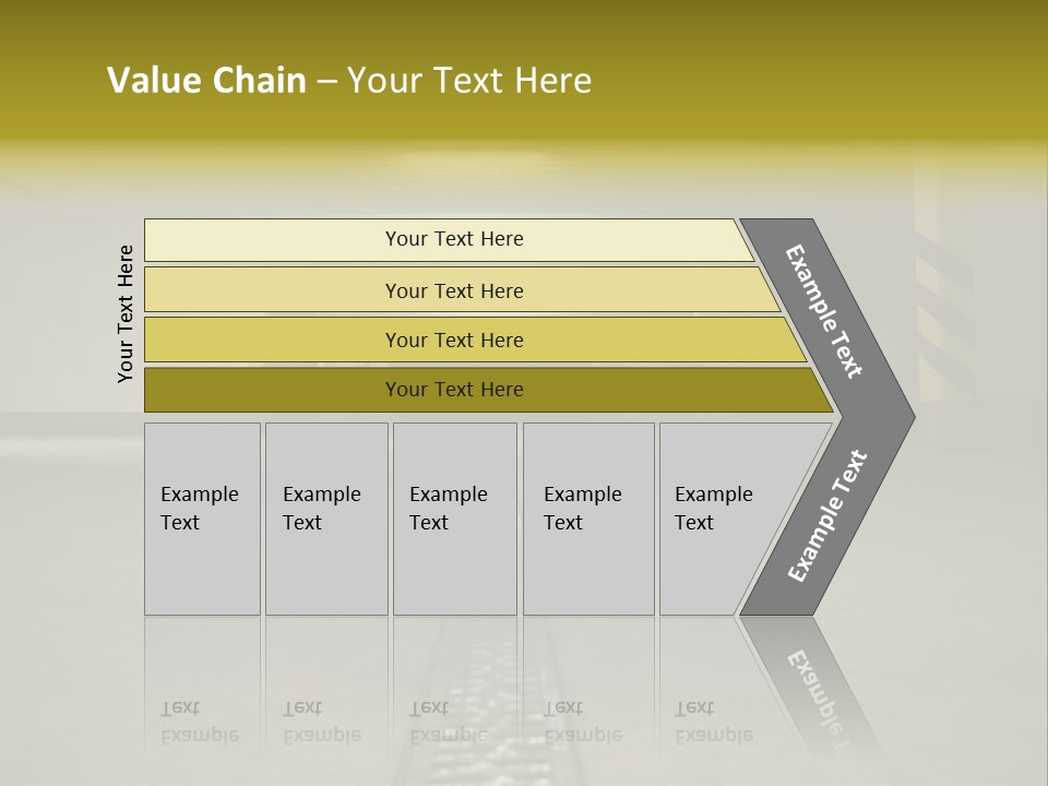 Underground Beton Floor PowerPoint Template