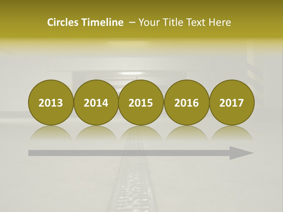 Underground Beton Floor PowerPoint Template