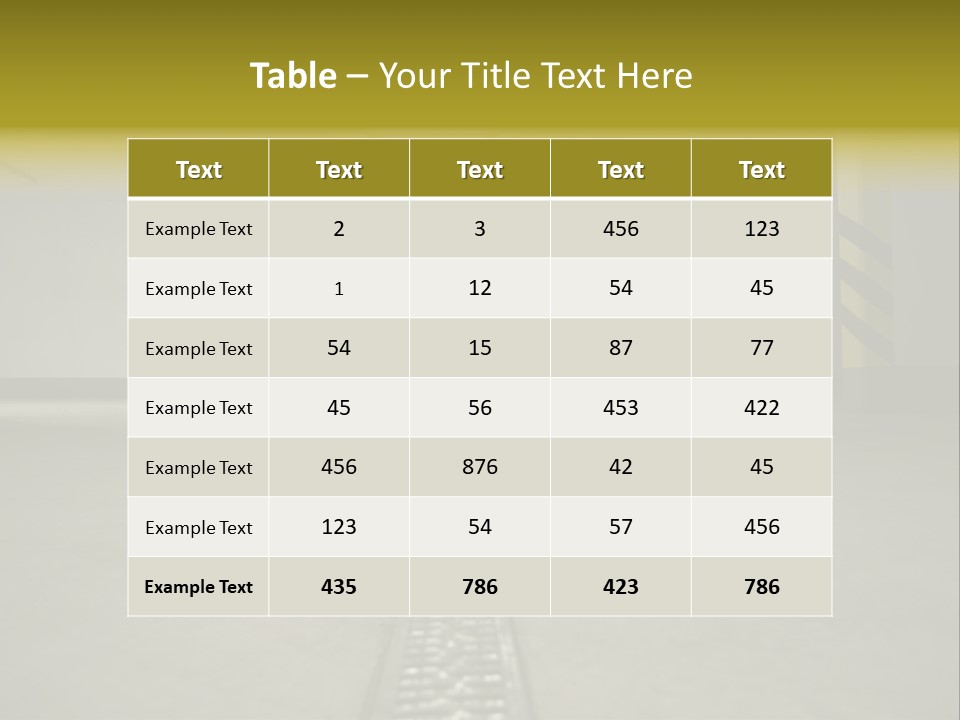 Underground Beton Floor PowerPoint Template