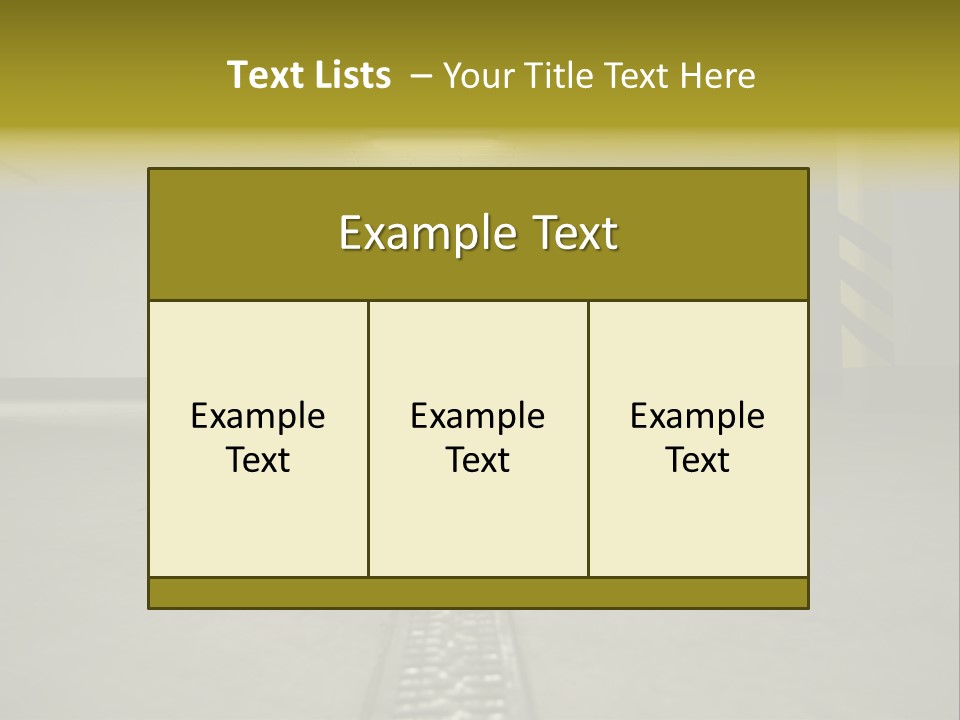 Underground Beton Floor PowerPoint Template