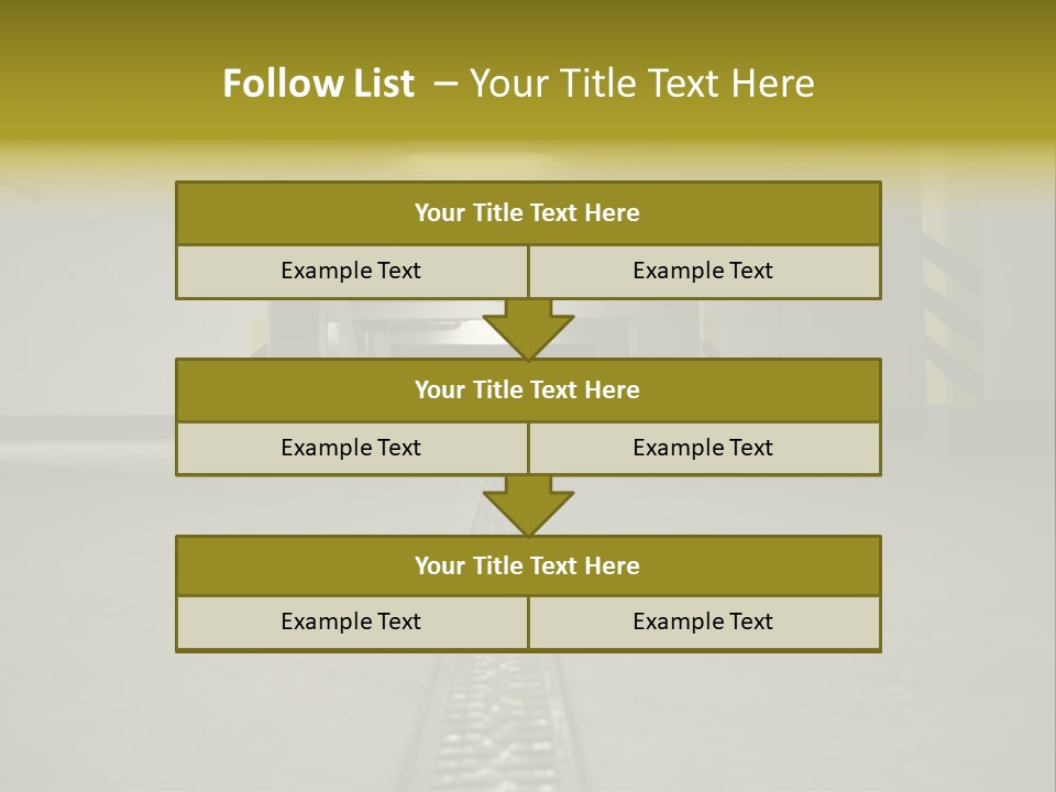 Underground Beton Floor PowerPoint Template