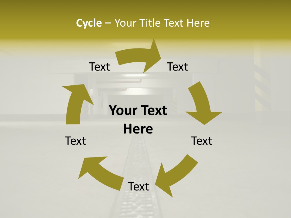 Underground Beton Floor PowerPoint Template