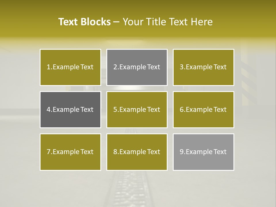 Underground Beton Floor PowerPoint Template