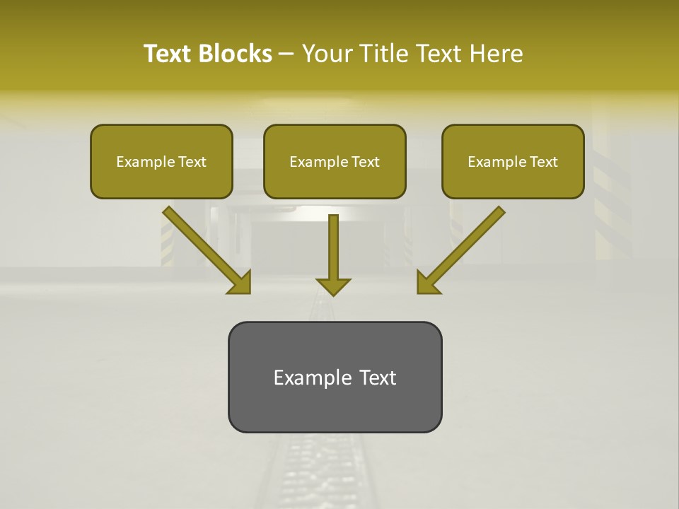 Underground Beton Floor PowerPoint Template