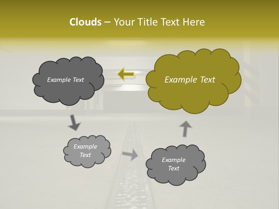 Underground Beton Floor PowerPoint Template