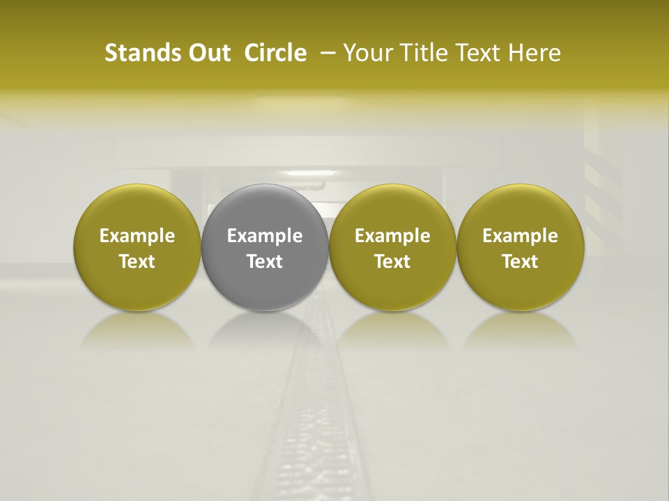 Underground Beton Floor PowerPoint Template