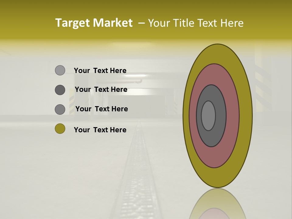 Underground Beton Floor PowerPoint Template