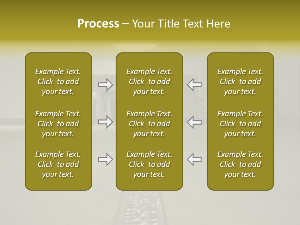 Underground Beton Floor PowerPoint Template