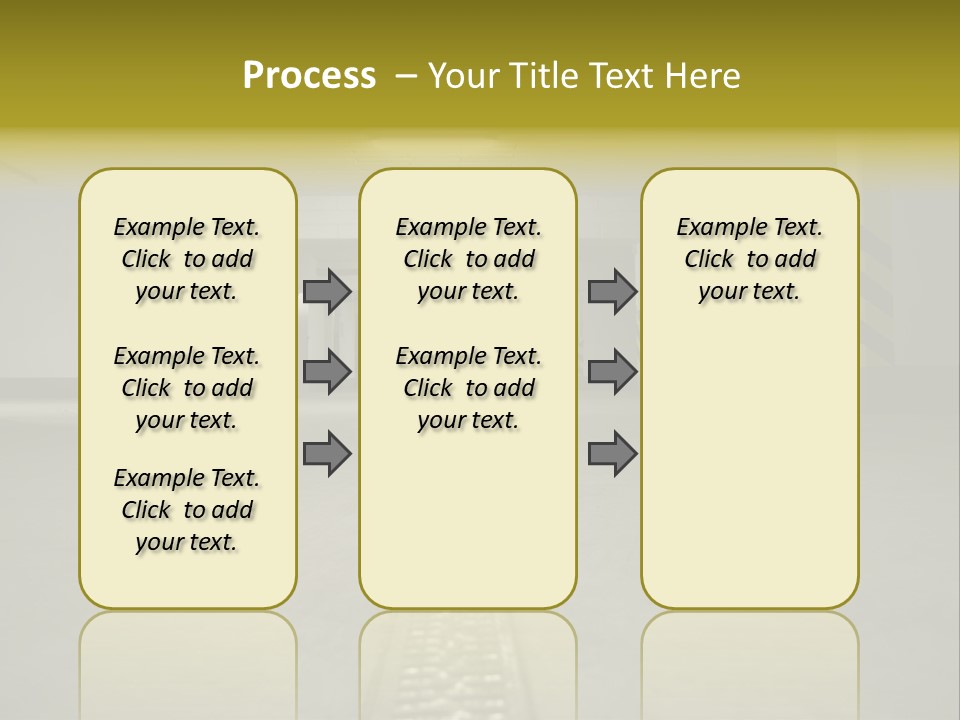 Underground Beton Floor PowerPoint Template