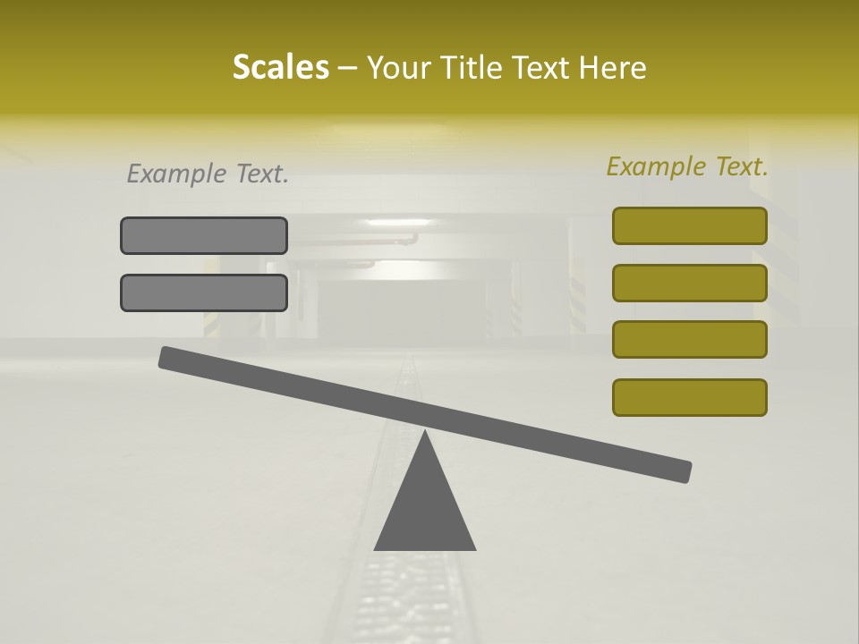 Underground Beton Floor PowerPoint Template