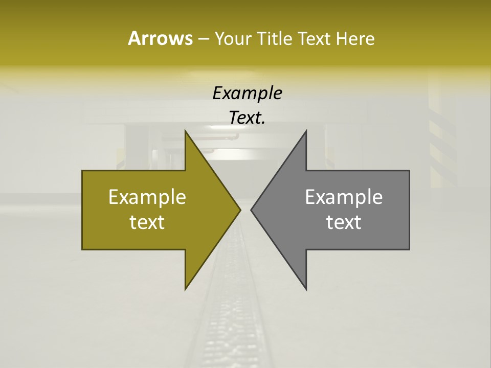 Underground Beton Floor PowerPoint Template